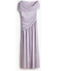 H&M - Drapiertes One-Shoulder-Kleid aus Jersey - Lyst
