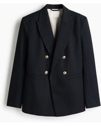H&M - Double-breasted Blazer - Lyst
