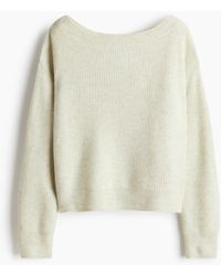 H&M - Pullover mit U-Boot-Ausschnitt - Lyst