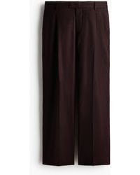 H&M - Elegante Hose aus Leinenmix in Relaxed Fit - Lyst