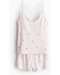 H&M - Pyjamasinglet En -short - Lyst