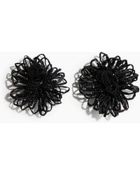 H&M - Flower-shaped earrings - Lyst