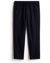 H&M - Hose aus Leinenmix in Relaxed Fit - Lyst
