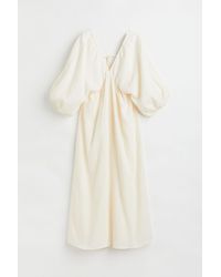 H&M Open-backed Dress - White