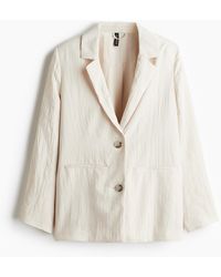 H&M - Blazer aus Strukturstoff - Lyst