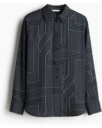 H&M - Overhemdblouse - Lyst
