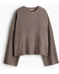 H&M - Pull en maille côtelée - Lyst