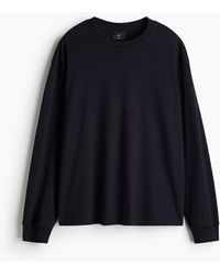 H&M - Langarmshirt aus Jersey in Loose Fit - Lyst