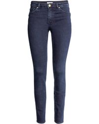 H&M Pantalon super stretch - Bleu