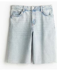 H&M - Bermuda Regular Jeansshorts - Lyst