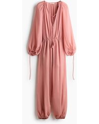 H&M - Oversized Jumpsuit Met Ballonpijpen - Lyst