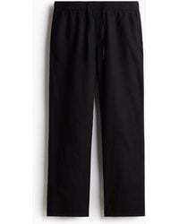 H&M - Hose aus Leinenmix in Relaxed Fit - Lyst