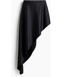 H&M - Bandeau-Top aus Satin - Lyst