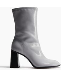 H&M - Stiefeletten mit Blockabsatz - Lyst