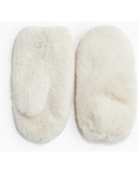 H&M - Flauschige Fäustlinge - Lyst