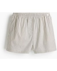 H&M - Short Van Popeline - Lyst