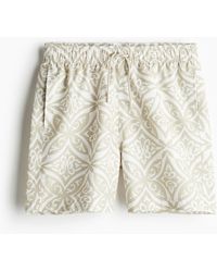 H&M - Gemusterte Badeshorts - Lyst