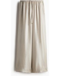 H&M - Weite Hose mit Tunnelzug - Lyst
