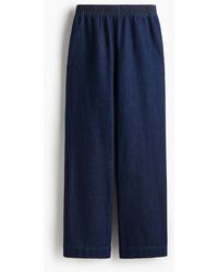 H&M - Denim Pull-on Broek - Lyst