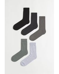 H&M 5er-Pack Socken - Grün