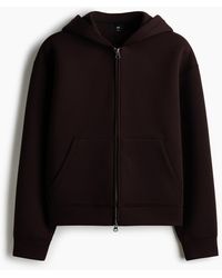 H&M - Scuba-Hoodiejacke mit Zipper in Loose Fit - Lyst