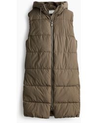 H&M - Puffer-Weste mit Kapuze - Lyst