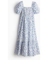 H&M - MAMA Poplin nursing dress - Lyst