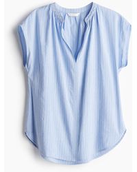 H&M - Bluse mit Stehkragen - Lyst