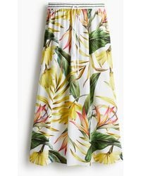H&M - Maxirock aus Popeline - Lyst