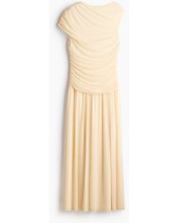 H&M - Gedrapeerde Jurk Van Mesh - Lyst