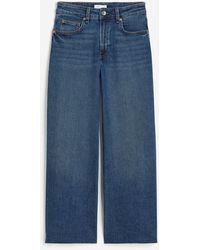 H&M - Wide High Ankle Jeans - Lyst