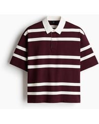 H&M - Poloshirt aus Baumwolle in Loose Fit - Lyst