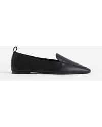 H&M - Suède Loafers - Lyst