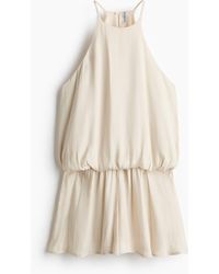 H&M - Korte Gedrapeerde Jumpsuit - Lyst