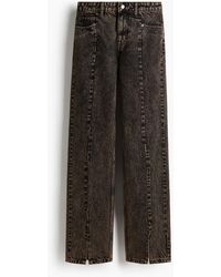 H&M - Jeans Met Splitjes - Lyst