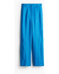 H&M - Pantalon de tailleur en lin - Lyst