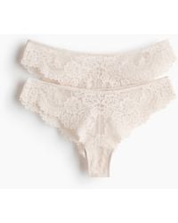 H&M - Set Van 2 Kanten Slips - Lyst