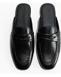 H&M - Pennyloafer-Mules - Lyst