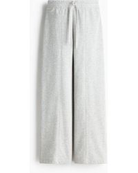 H&M - Pantalon Jogger À Jambes Larges - Lyst