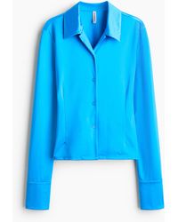 H&M - Figurbetonte Jerseybluse - Lyst
