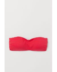H&M Bandeau-BH aus Baumwolle - Pink