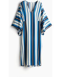 H&M - Kaftankleid mit V-Ausschnitt - Lyst