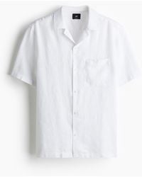 H&M - Casual Linnen Overhemd - Lyst