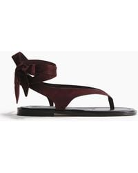 H&M - Sandalen mit Bindedetail - Lyst