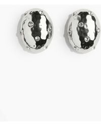 H&M - Ohrringe mit Strass - Lyst