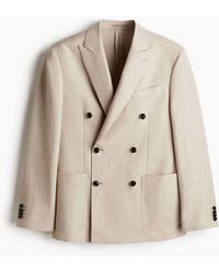 H&M - Zweireihiges Jackett aus Wollmix in Regular Fit - Lyst