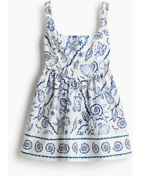 H&M - Robe avec jupe évasée - Lyst