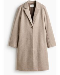 H&M - Single-breasted Jas - Lyst