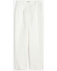 H&M - Elegante Hose aus Leinenmischung - Lyst