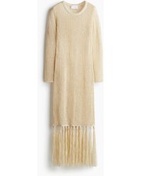 H&M - Robe façon crochet avec franges - Lyst